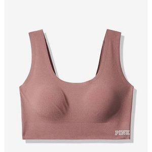 pink victoria secret lounging bra